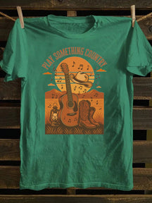 Western Country Music, Play Something Country Music T-Shirt