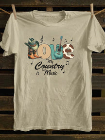 LOVE Country Music  90s Country T-Shirt