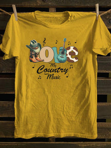 LOVE Country Music  90s Country T-Shirt