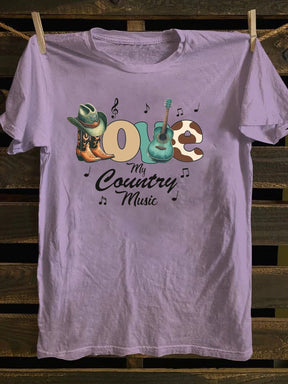 LOVE Country Music  90s Country T-Shirt