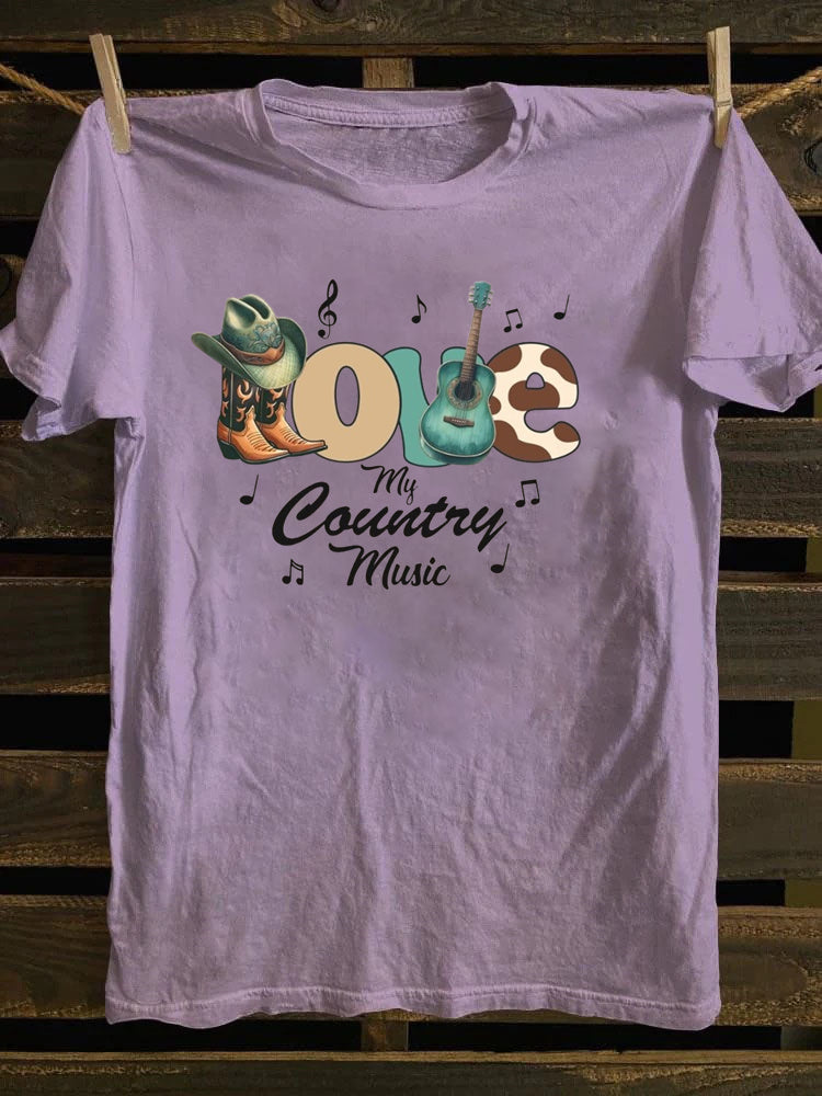 LOVE Country Music  90s Country T-Shirt