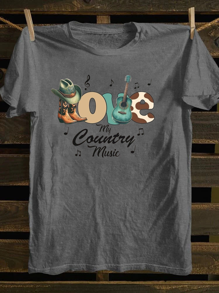 LOVE Country Music  90s Country T-Shirt