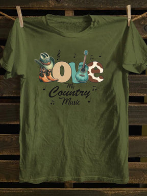 LOVE Country Music  90s Country T-Shirt