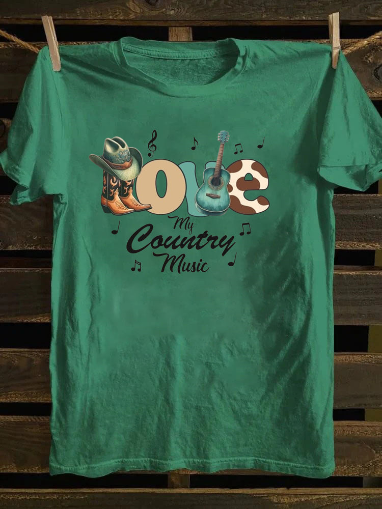 LOVE Country Music  90s Country T-Shirt