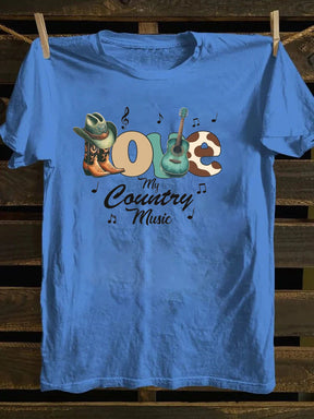 LOVE Country Music  90s Country T-Shirt