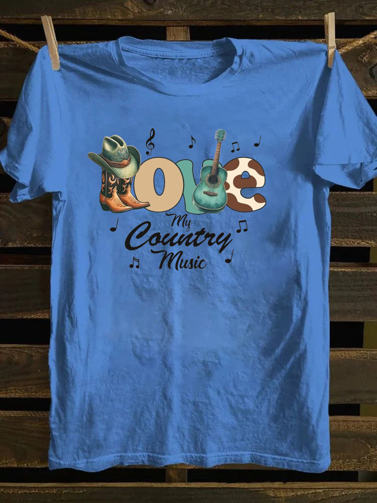 LOVE Country Music  90s Country T-Shirt