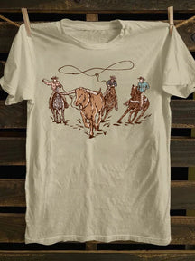 Vintage 90s Western Cowboy T-shirt