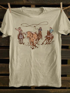 Vintage 90s Western Cowboy T-shirt