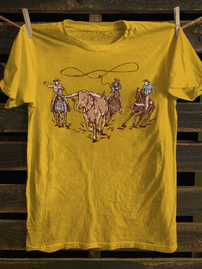 Vintage 90s Western Cowboy T-shirt