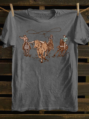 Vintage 90s Western Cowboy T-shirt