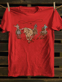 Vintage 90s Western Cowboy T-shirt