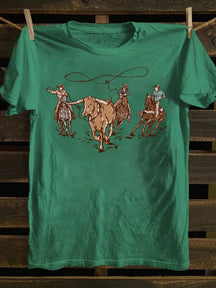 Vintage 90s Western Cowboy T-shirt