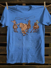 Vintage 90s Western Cowboy T-shirt