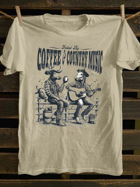Fueled By Coffee And Country Music T-Shirt