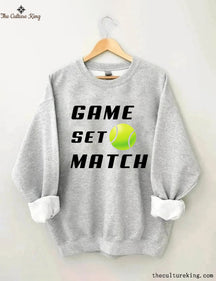 Game Set Match Tennis Sweatshirt
