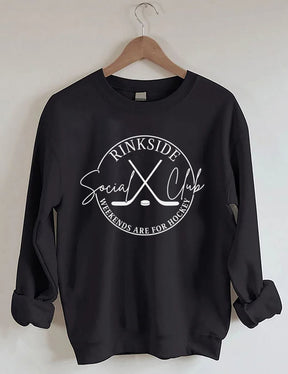Rinkside Social Club Hockey Season Sweatshirt
