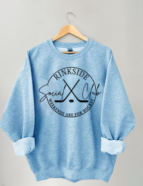 Rinkside Social Club Hockey Season Sweatshirt