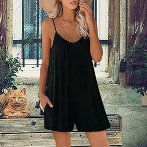 ✨✨Plus Size Women Fashion Wide Leg Suspender Jumpsuit with Pockets Curvy Overalls 【Super Stretchy】【Plus Size M-3XL】