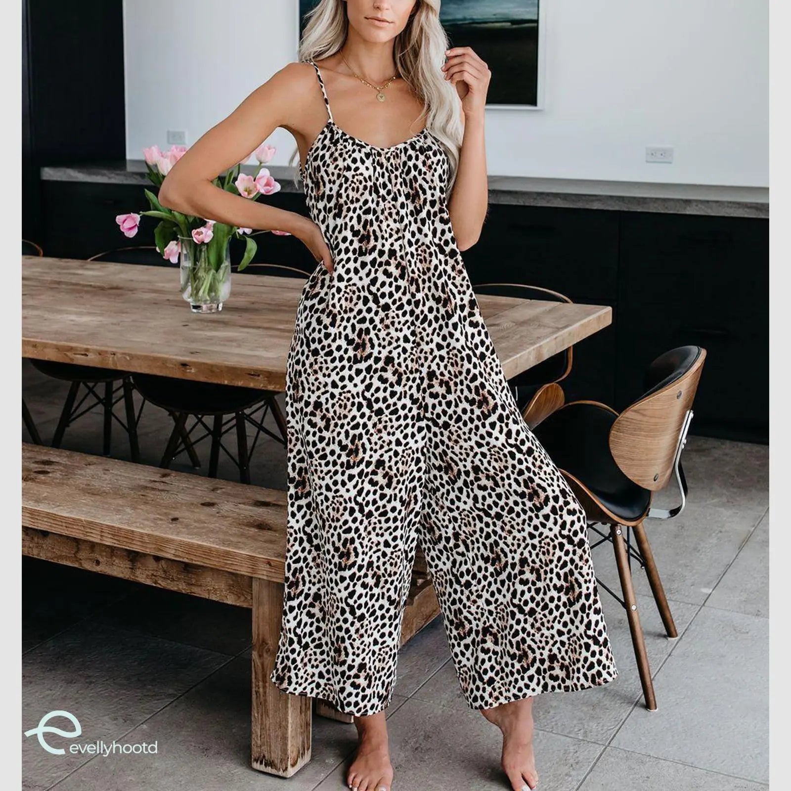 ✨✨Plus Size Women Fashion Wide Leg Suspender Jumpsuit with Pockets Curvy Overalls 【Super Stretchy】【Plus Size M-3XL】