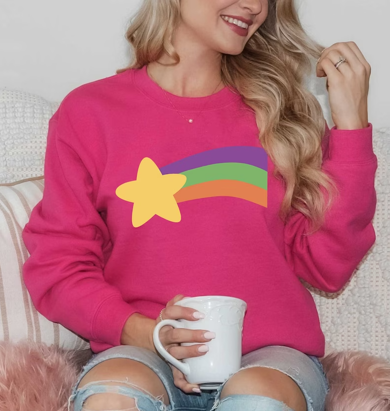 Mabel Rainbow Shooting Star Sweatshirt
