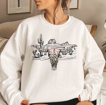 Sweat-shirt crâne occidental