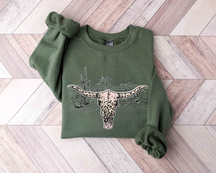 Sweat-shirt crâne occidental