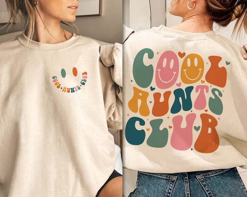 Sweat-shirt tendance Cool Aunts Club