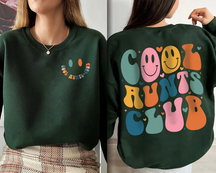 Sweat-shirt tendance Cool Aunts Club