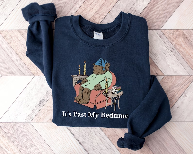 C’est passé mon sweat-shirt l’heure du coucher