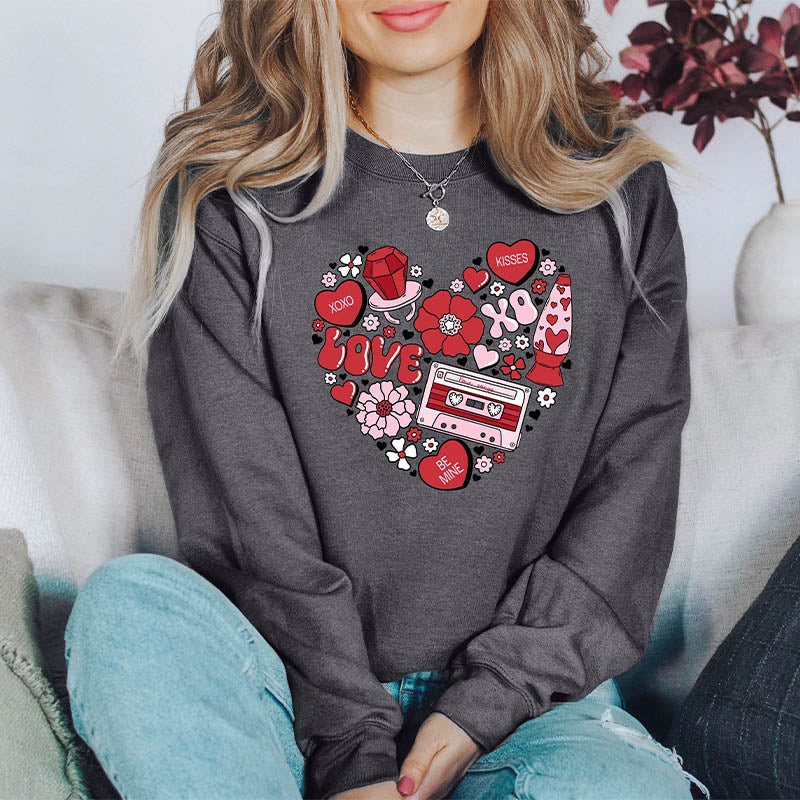 Heart Crewneck Sweatshirt