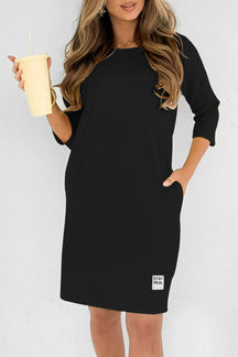Women's Round Neck Casual Dress (Buy 2 Free Shipping)