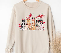 Valentine Lovely Dog Sweatshirt
