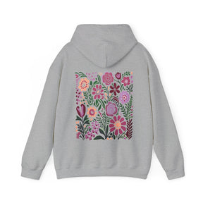 Wildflowers Nature Print Hoodie