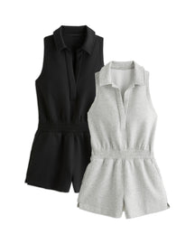 KNIT Polo Romper(BUY MORE SAVE MORE)