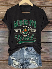 Vintage Minnesota Wild Hockey T-shirt