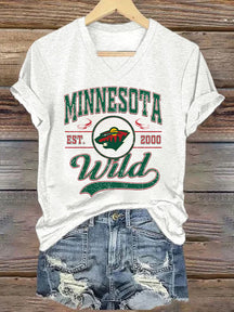 Vintage Minnesota Wild Hockey T-shirt