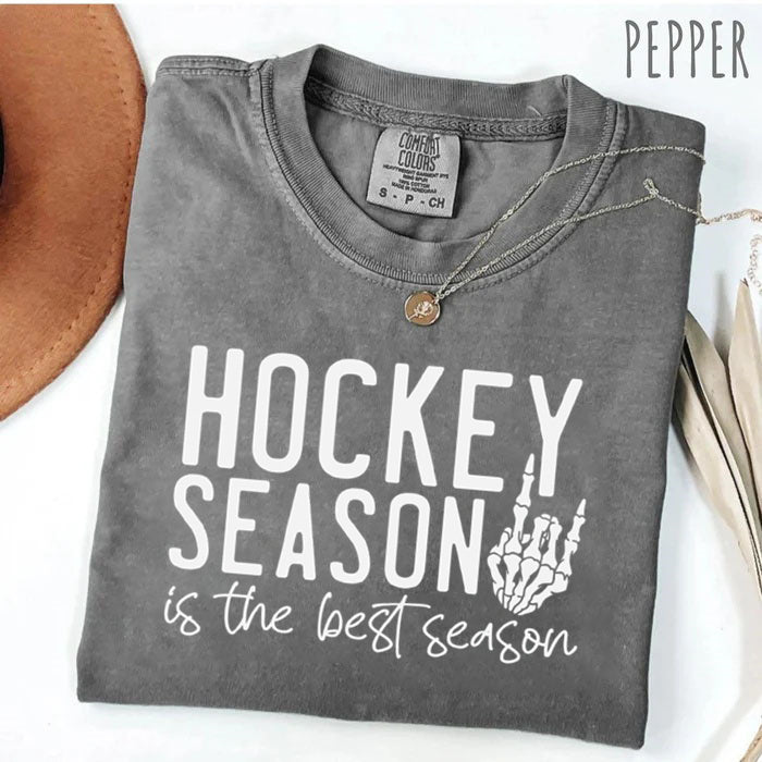 Comfort Colors Hockey Season Is the Best Season T-shirt