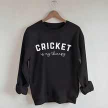 Cricket Is My Therapy Sweatshirt