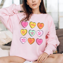 Be Mine Conversation Hearts Sweatshirt
