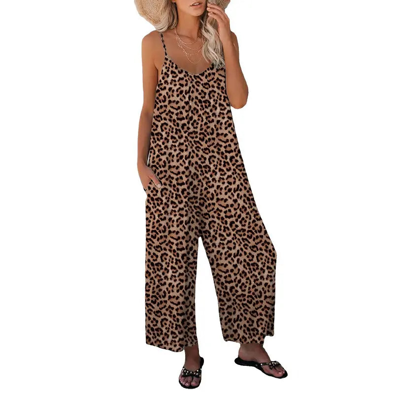 ✨✨Plus Size Women Fashion Wide Leg Suspender Jumpsuit with Pockets Curvy Overalls 【Super Stretchy】【Plus Size M-3XL】