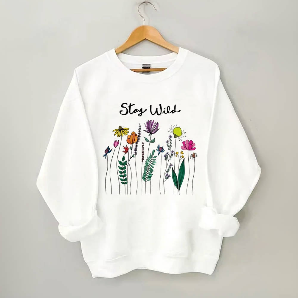 Stay Wild Wildflower Sweatshirt