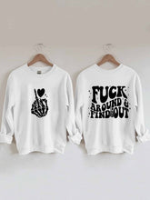 Women's Fuck Around And Find Out Reversible Print Sweatshirt