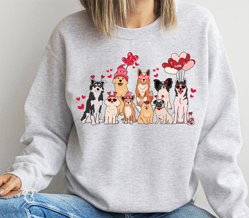 Valentine Lovely Dog Sweatshirt
