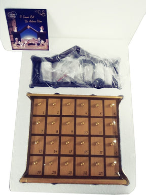 🔥LAST DAY 45% OFF✝️🎁Precious Moments, Nativity Advent Calendar