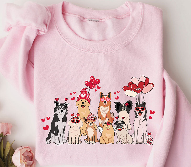Valentine Lovely Dog Sweatshirt
