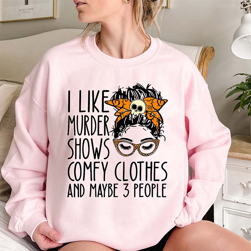 Messy Bun Hair Sweatshirt