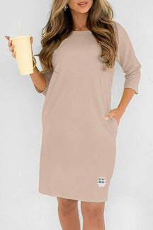 Women's Round Neck Casual Dress (Buy 2 Free Shipping)