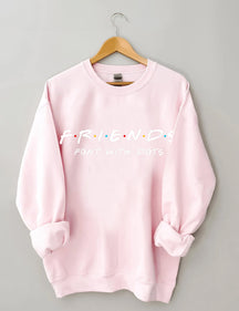 FRIENDS FONT WITH DOTS Sweatshirt
