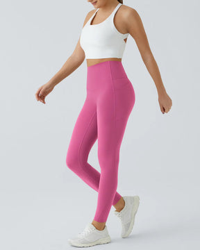 Butt Lifting Tummy Control Side Pocket High Waisted Shaping Training Leggings