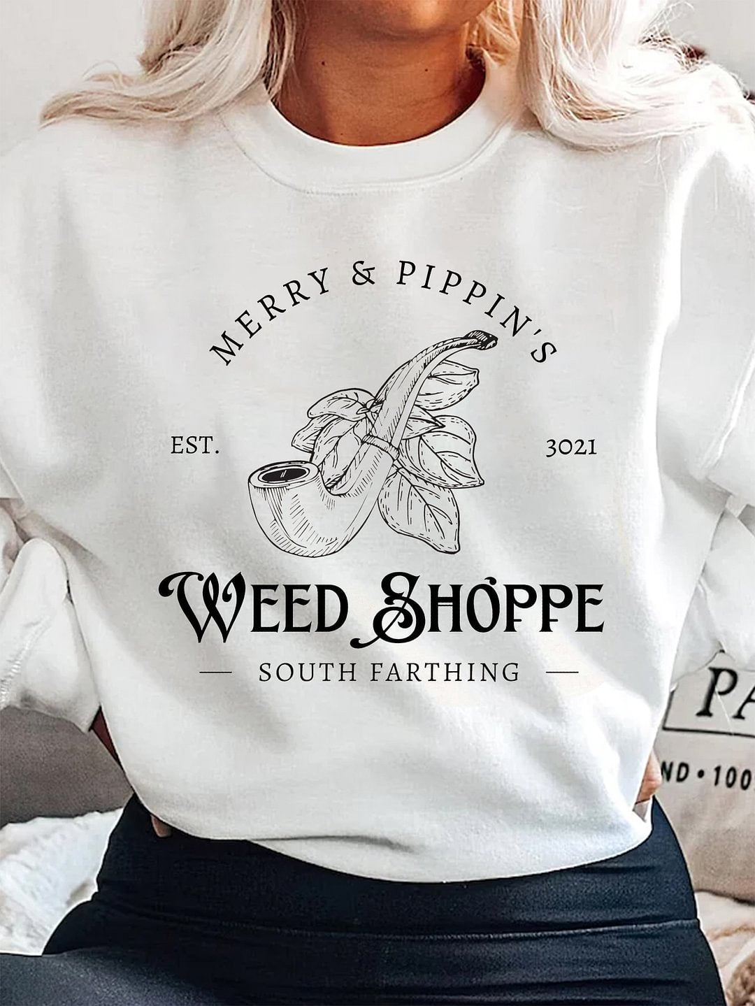 Merry Pippin’s Weed Shoppe Sweatshirt